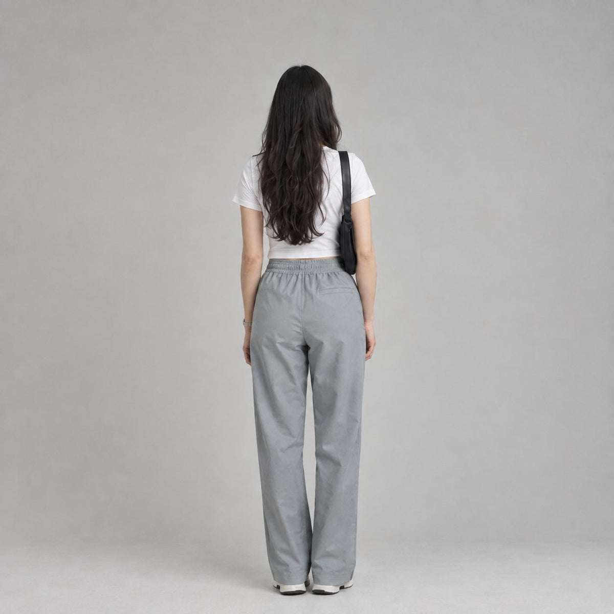 Soft grey unisex trouser
